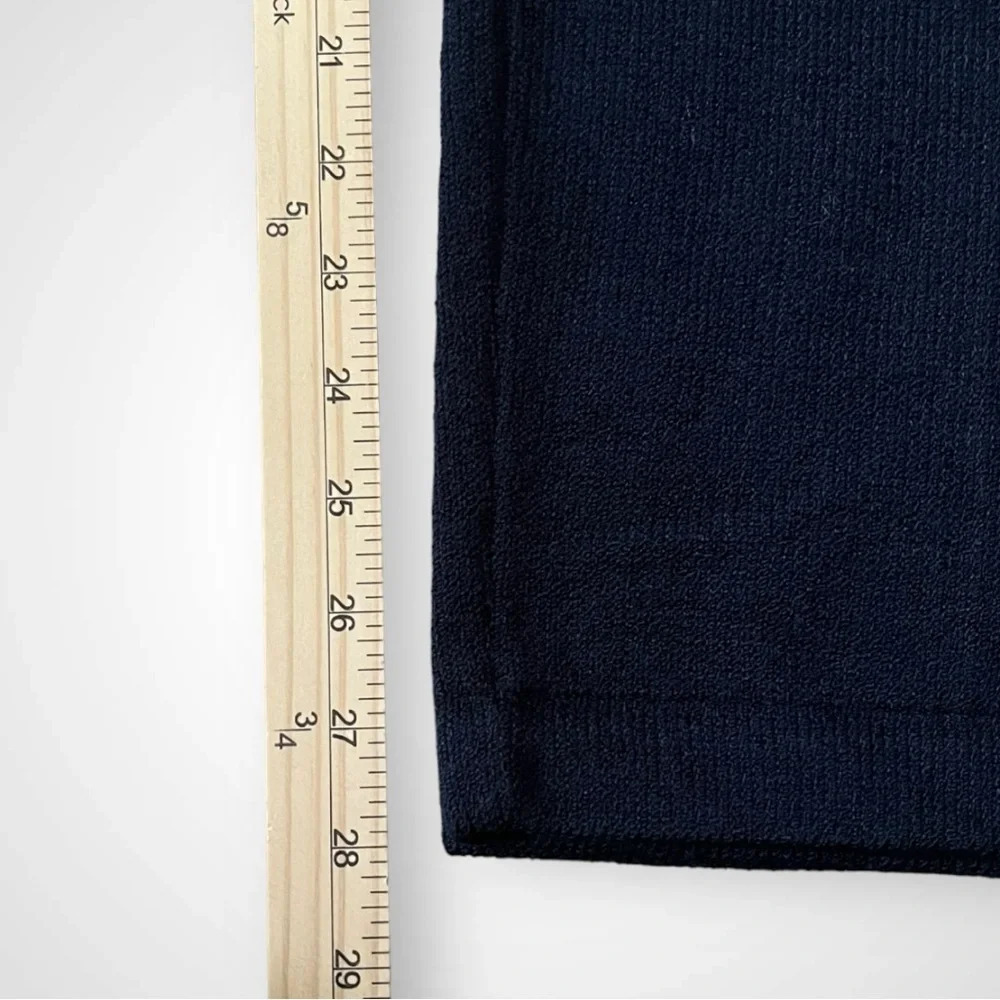 ST. JOHN COLLECTION BY MARIE GRAY Women's Navy Knit Wide Leg Pants Size 14 | EUC - Picture 9 of 10